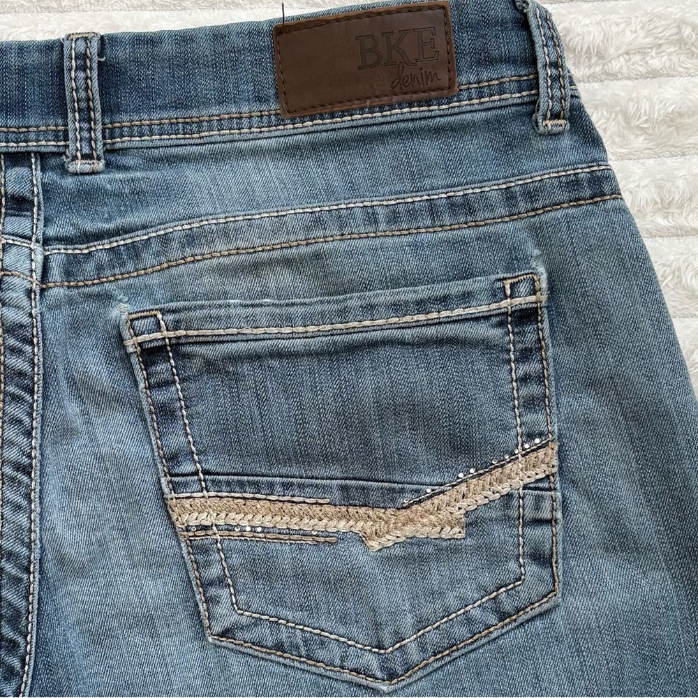 BKE DENIM Jeans Payton Mid Rise Light-Medium Wash 32 Long - Picture 5 of 14